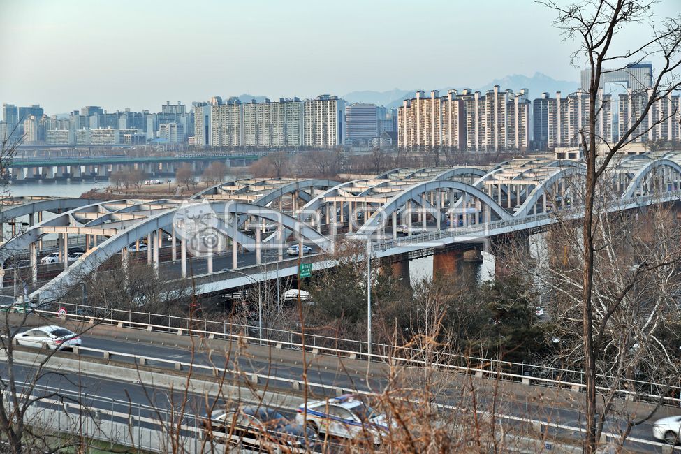 Yongyangbongjeojeong Park,Noryangjin,nature,Han River Railroad Bridge,sight,Olympic Boulevard,Han River