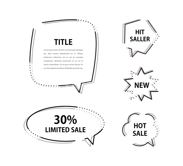 Label,speech bubble,diagram,info,infographic,speech box,text box,text box,speech bubble,frame,template,sticker,shape,design element,shopping