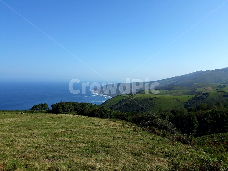 산티아고순례길,북쪽길,프리미티보길,자연풍경,바다,camino,norte,primitivo,spain