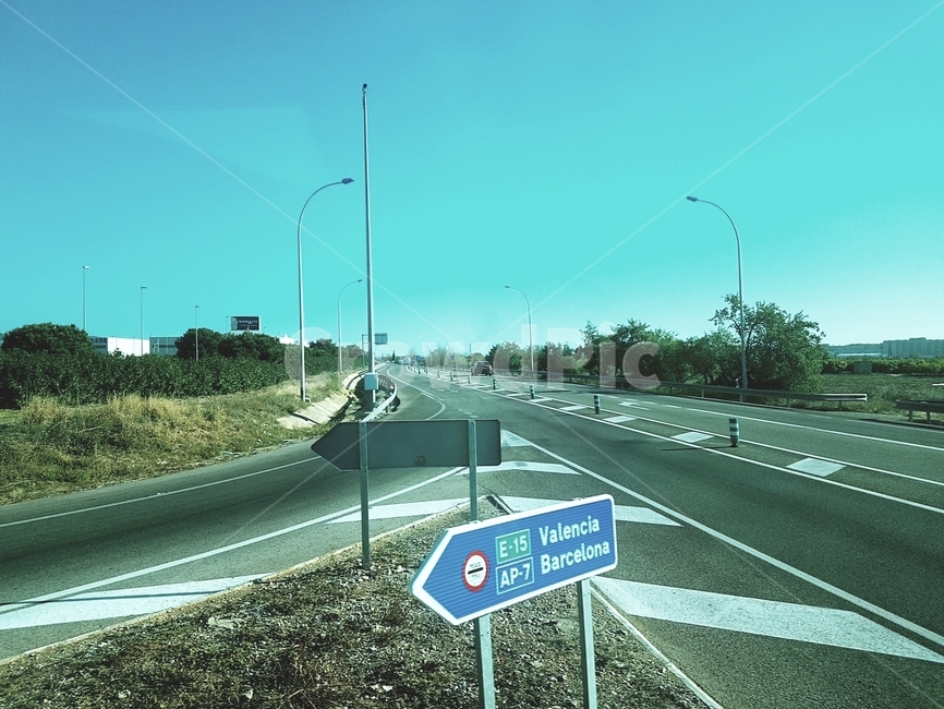 도로,freeway,고속도로,highway,고속도로,road,발렌시아,바르셀로나