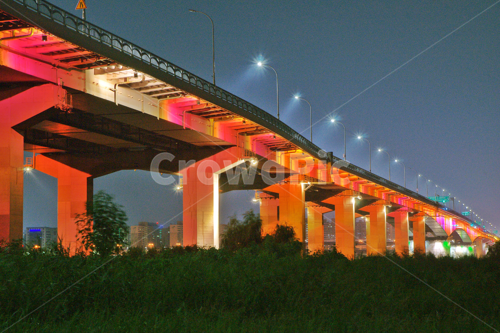 가양대교,하부,한강다리,남북,교량,야경,밤,풍경,nightscape,night,landscape,도시,city,한국도시풍경,한국도시경관,korea cityscape,건축물,건물외관,exterior,building,structure,architecture,construction,road,도로,freeway,고속 도로