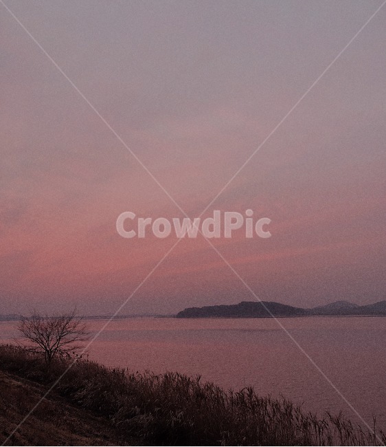 하늘,강,풍경,물,배경,노을,자연,풍경,nature,landscape,land,땅,outdoors,옥외