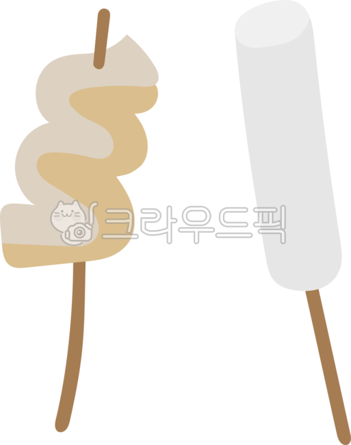 물떡,어묵,물떡꼬지,어묵꼬지,일러스트,png