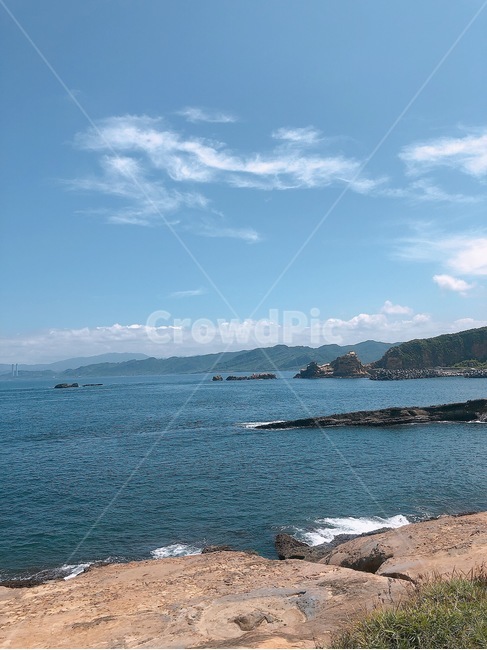 예류지질공원,예류,바다,구름,대만,자연,풍경,nature,landscape,promontory,곶,land,땅,outdoors,옥외