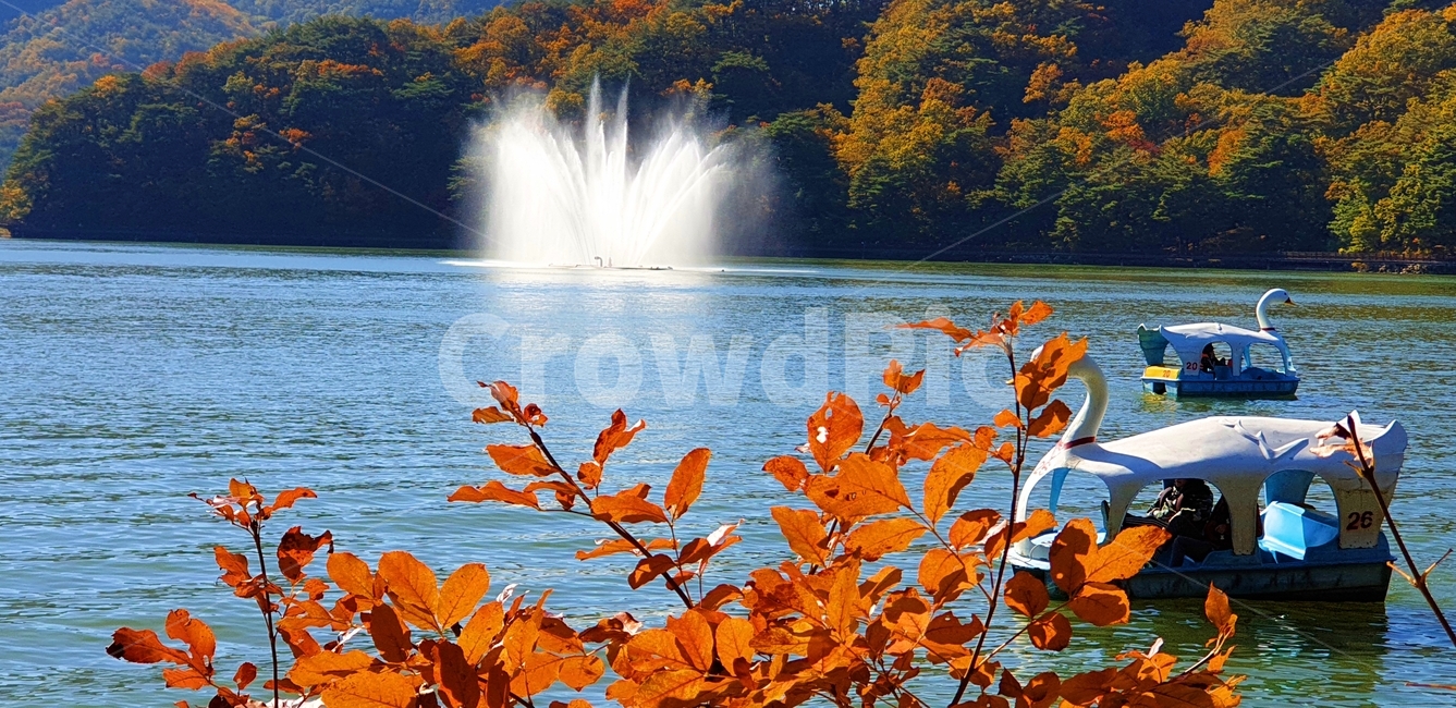 산정호수,호수,단풍,물가,호수단풍,낙엽,가을,계절,fall,autumn,season,water,물