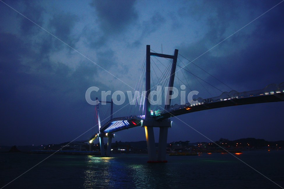 안면도,야경,다리,분위기,풍경,야경,밤,풍경,nightscape,night,landscape,도시,city,한국도시풍경,한국도시경관,korea cityscape