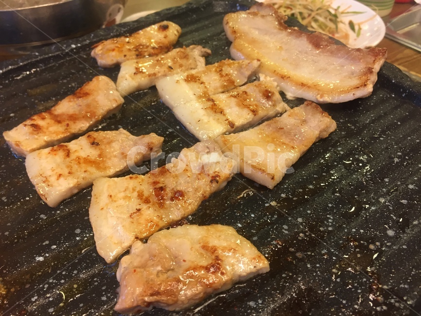 익힌삼겹살,삼겹살,철판삼겹살,자른삼겹살,고기,육류,고기,meat