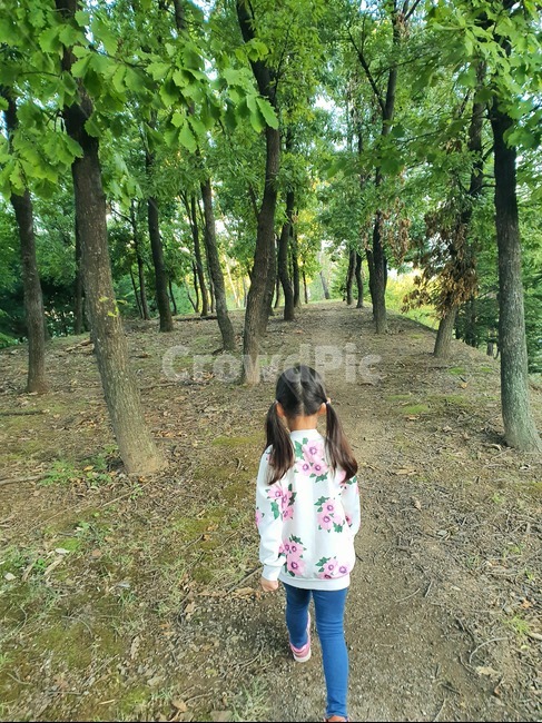 아이,뒷모습,나무,숲,사람,인간,자연,바닥,사람,인물,인간,human,person,어린이,어린아이,child,children,kid