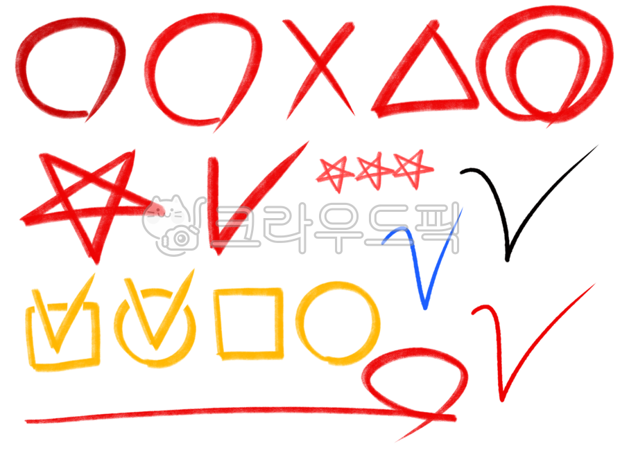 text, 텍스트, 동그라미, 세모, 네모, 사진,이미지,일러스트,캘리그라피 - 오옐작가