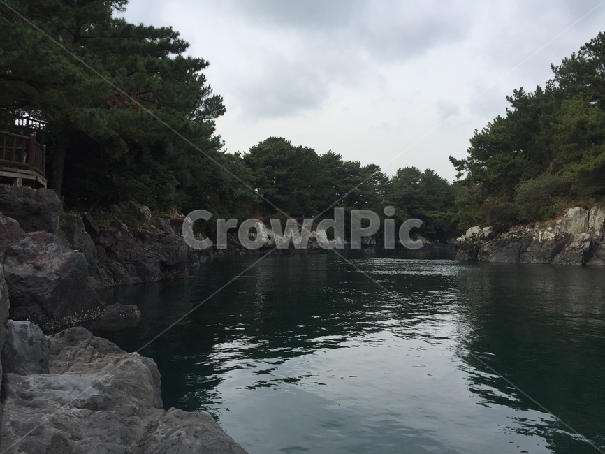 쇠소깍,제주도해변,제주도바다,하구,계곡