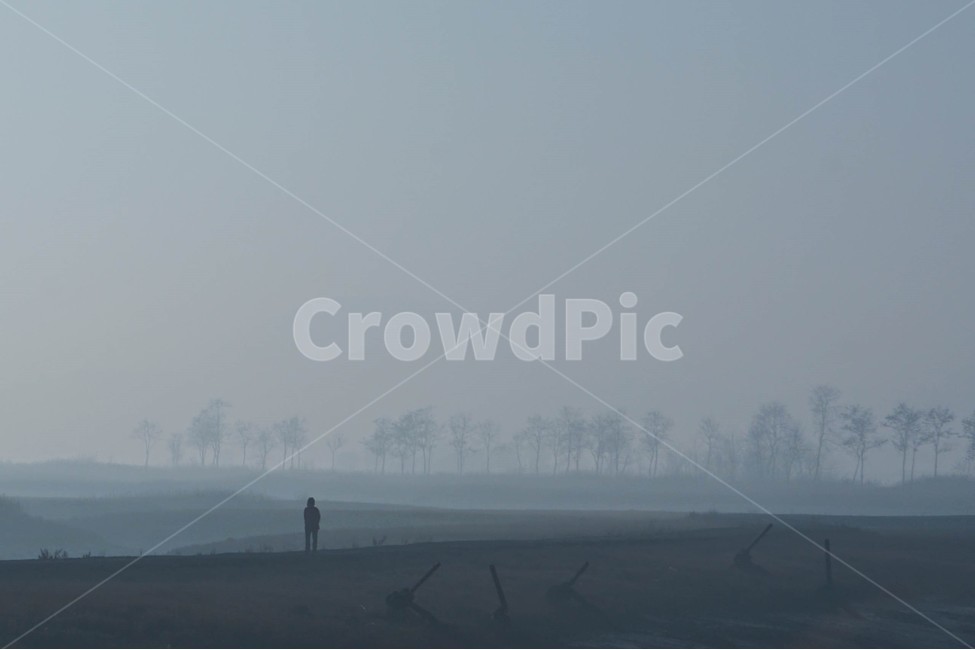 새벽,여명,안개,산책,소래,갯골,사람,남자,풍경,자연,풍경,nature,landscape,사람,인물,인간,human,person,weather,날씨,outdoors,옥외,fog