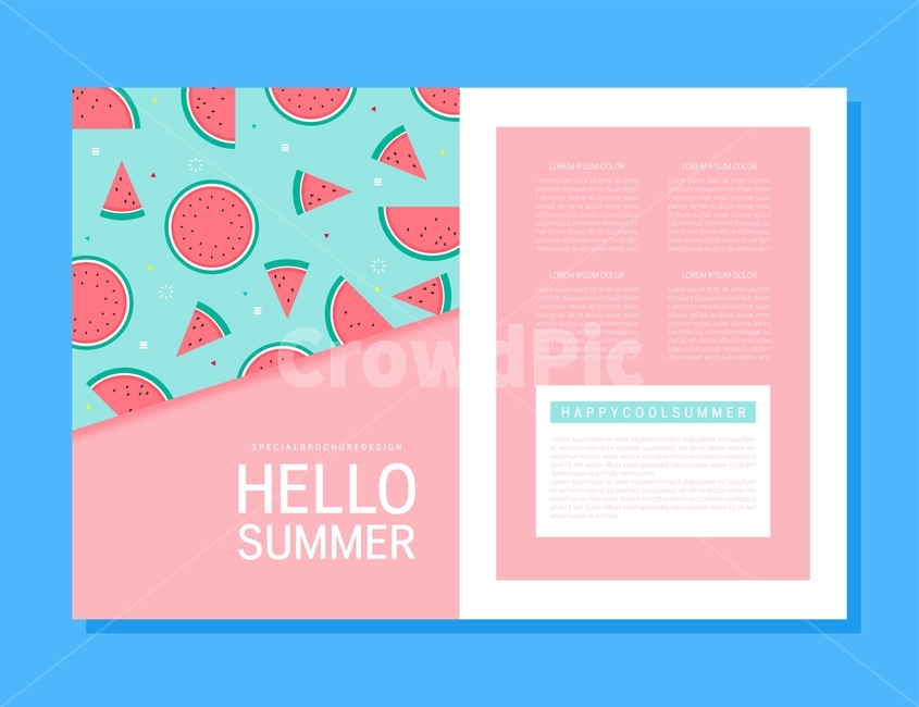Pamphlet,brochure,business,fruit,geometry,watermelon,text box