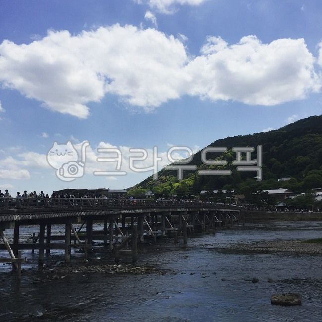 아라시야마,교토,일본,도게츠교,오사카