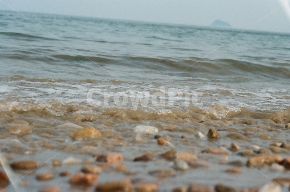 바다,해변,자갈,여름,필름,파도,감성,해변,바다,beach,sea