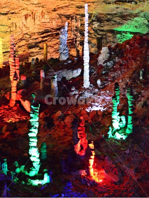 cave,동굴,nature,자연,landscape,경치,outdoors,옥외,scenery,풍경,중국,장가계,황룡동굴,불빛,야경,동굴야경,석순,석주
