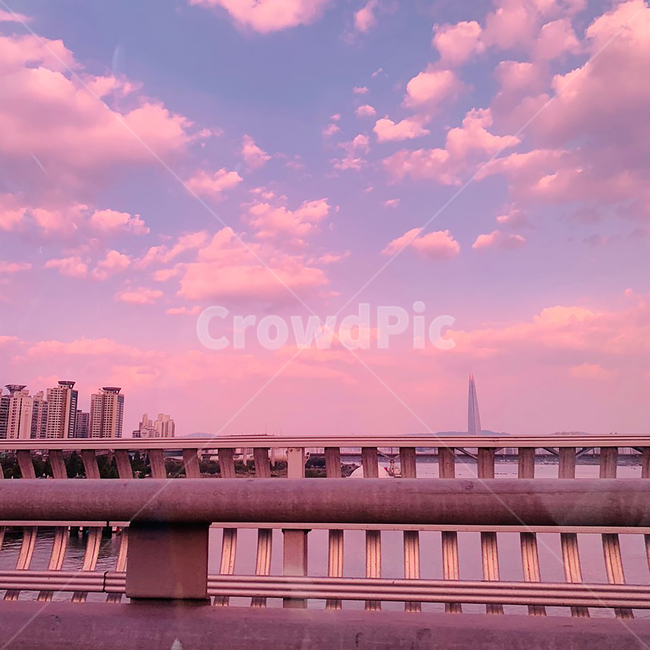 하늘,구름,분홍하늘,sky,cloud,pink