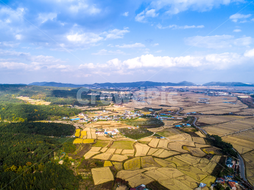 하늘,구름,논,추석,추수,가을,마을,시골,마을,풍경,landscape,country,rural,town