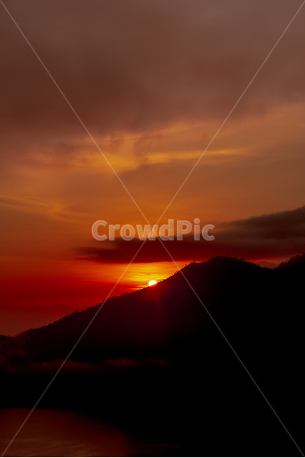 일출,일몰,산,노을,석양