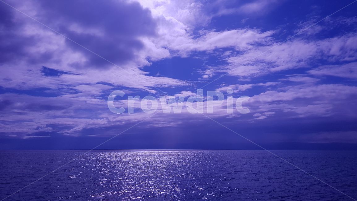 하늘,바다,violet,purple,바이올렛,블루,blue,구름,자연,풍경,nature,landscape,outdoors,옥외,azure sky,푸른 하늘,sky