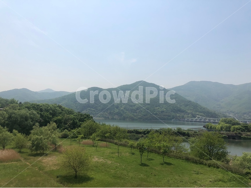 힐링,근교,강,강가,산,풍경,배산임수,강산,자연,nature,물,water,mountain,river,riverside,하늘,sky,산림