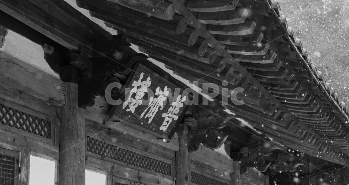 구례,사찰,절,화엄사,사진,일상,한국,전통,이미지,사찰이미지,절사진,한국전통,겨울,계절,winter,season,한국전통,한국문화,korean traditional,korean culture,종교,신앙,religion,belief,faith,흑백,모노톤,monochrome,black and white