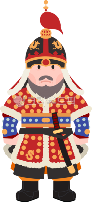 General,General,Yi Sun-sin,General Yi Sun-sin,General Yi Sun-sin,Great Person,Hero,Biography,History,Historical Figure,Armor,Stiff-necked Armor,Joseon,Joseon History,National History,Beard,Victory,General in Armor,Yi Sun-sin Illustration