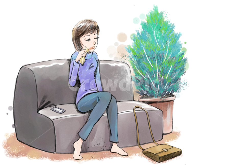 여성,여자,숙녀,레이디,아가씨,캐리어우먼,뷰티,세련,아름다움,아름답다,라이프스타일,라이프,스타일,생활,여성생활,여성미,미용,건강,꾸밈,몸매,다이어트,스토리텔링,매력,미인,미녀,삶,예쁜,젊은,관리,당당한,캐릭터,사람,휴먼,인간,인물,동작,감정,표정,표현,행동,느낌,상황,상황그림,상황컷,예쁜그림,페인터,회화,일러스트,일러스트레이션,핸드드로잉,드로잉,아트,만화,클립,클립아트,아트클립,삽화,그래픽,수채화,유화,파스텔,슬픔,외로움,고독,스트레스,우울,우울함,시련,실연,배신,쓸쓸함,외톨이,좌절,실패,지움,피곤함,피곤,힘든,아픔,괴로움,미련,어둠,어두운,침묵,귀찮음,비관,불운,소파,화분,집안,그래픽,일러스트레이션,graphic,illustration