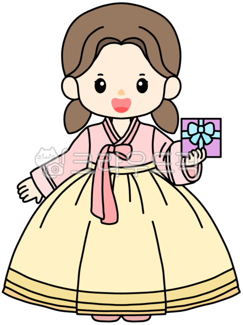 Hand drawing,illustration,fall,our country,hanbok,tradition,traditional clothes,hanbok illustration,hanbok children,wearing hanbok,children wearing hanbok,children,infants,people,children,etiquette,jeogori,men's hanbok,women's ha