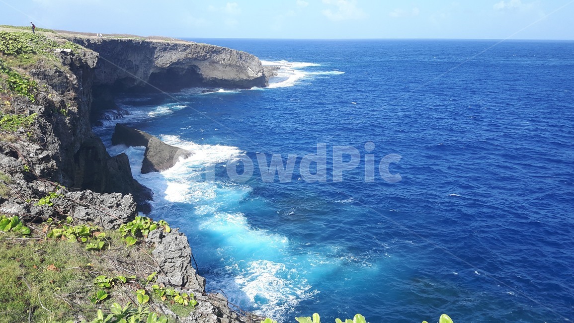 사이판,바다,푸른바다,saipan,ocean,절벽,cliff,blue,블루오션