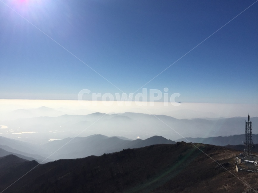 지리산,노고단,정상,구름,jirisan