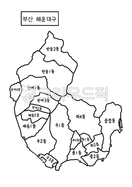 Busan Haeundaegu Administrative District,Busan Metropolitan City Map,Busan administrative district map,Busan Metropolitan City Administrative District Map,Busan Junggu,Busan administrative district,Busan,busan,Busan map,Busan Haeundaegu,Map of Haeundaegu,