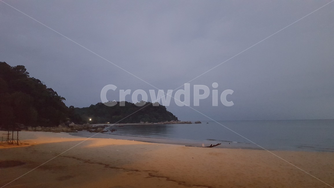 하늘,새벽,바다,산,자연,풍경