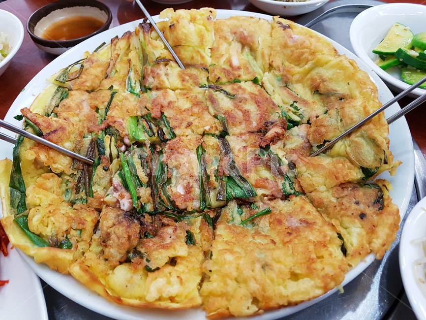부침개,빈대떡,음식,젓가락,파전,meal,식사,food,식품,dish,요리