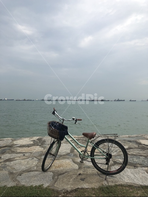 자전거,해변,물,오후,여유,하늘,beach,cycle,se,seaside