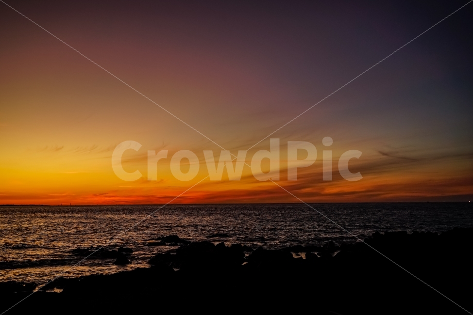제주도,노을,바다,하늘,구름,자연,저녁,자연,풍경,nature,landscape,outdoors,옥외,sky,dusk,황혼,sunset,일몰,red sky,붉은 하늘,dawn,새벽