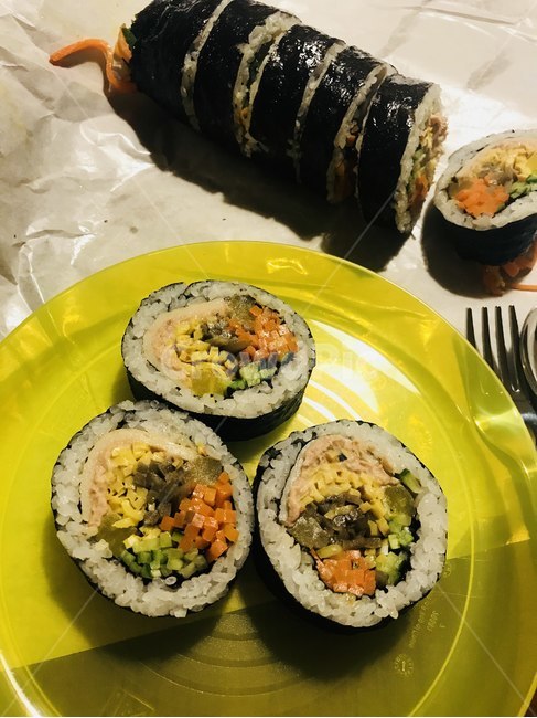 김밥,한식,food,음식,노란접시,야채김밥,음식,식재료,요리,food,cook,meal,dishes,food reserves
