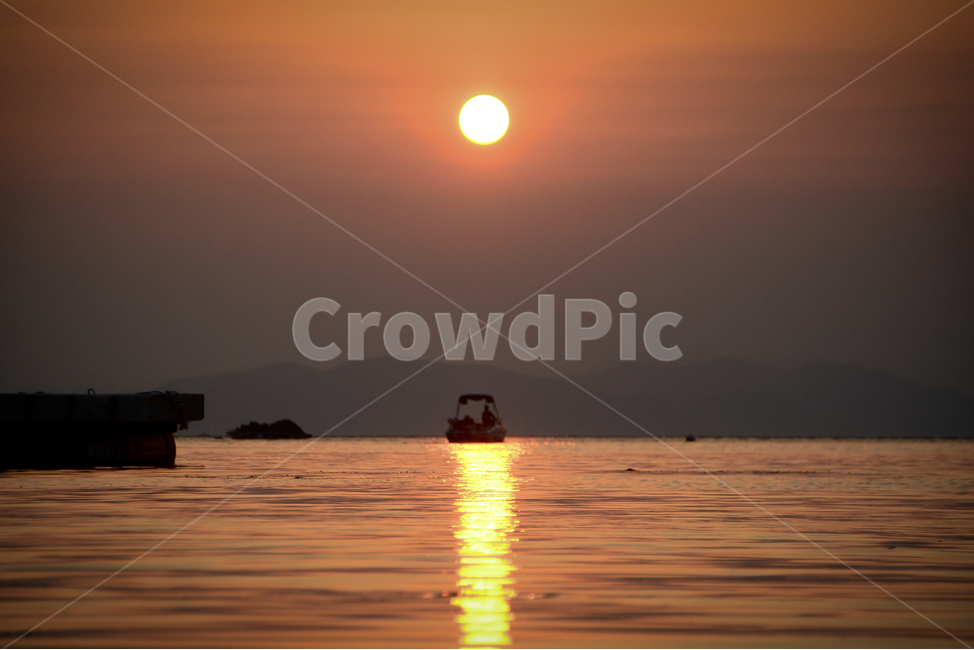 노을,일몰,바다,배,거제,자연,풍경,nature,landscape,transportation,교통,vehicle,차량,boat,보트,sunlight,햇빛,outdoors,옥외