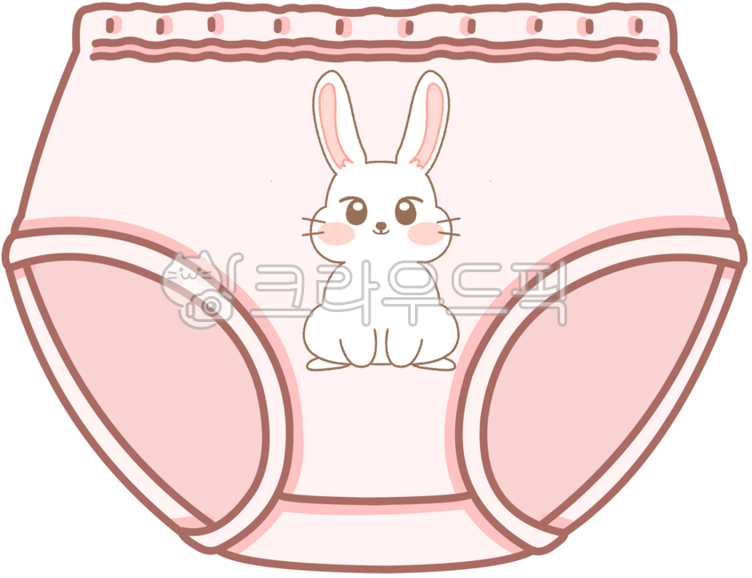 토끼그림,흰토끼,배변훈련,팬티,그림,일러스트,유아,영아,귀여운,분홍