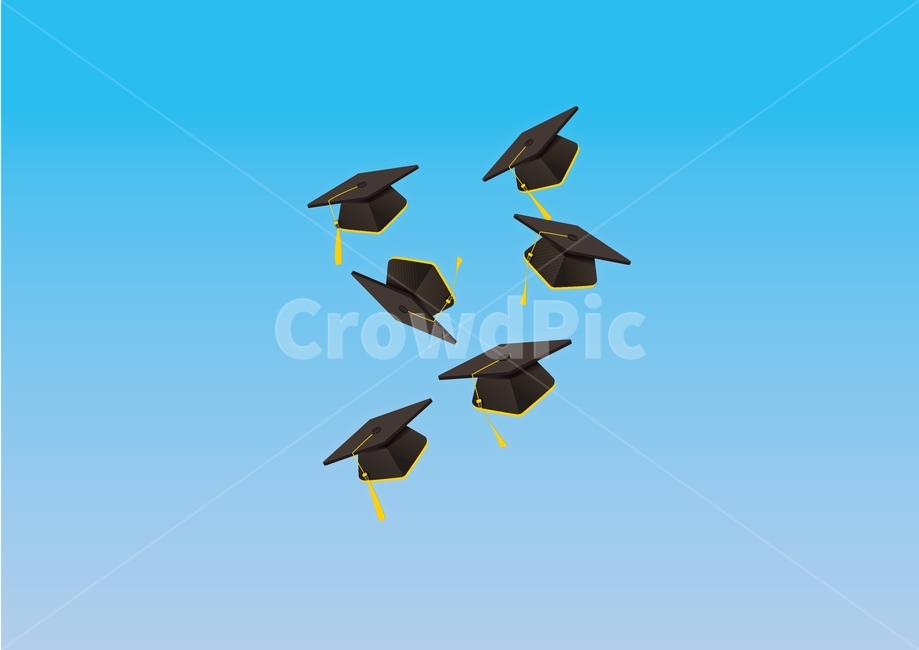 졸업,학사모,학사모던지기,졸업생,졸업행사,졸업식,학생,교육,학교,공부,education,learning,study,school,그래픽,일러스트레이션,graphic,illustration