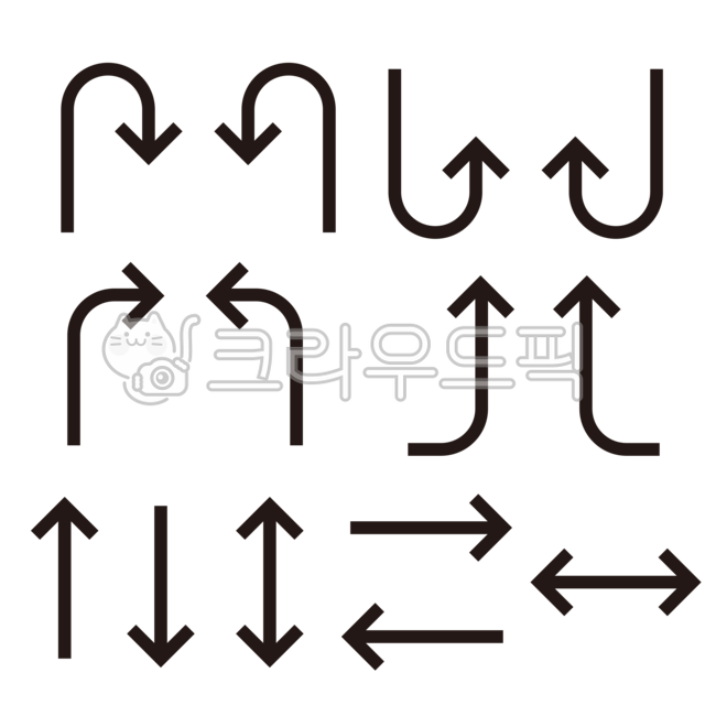 arrow illustration,Uturn arrow,arrow u turn,arrow,Uturn,angled arrow,Uturn illustration