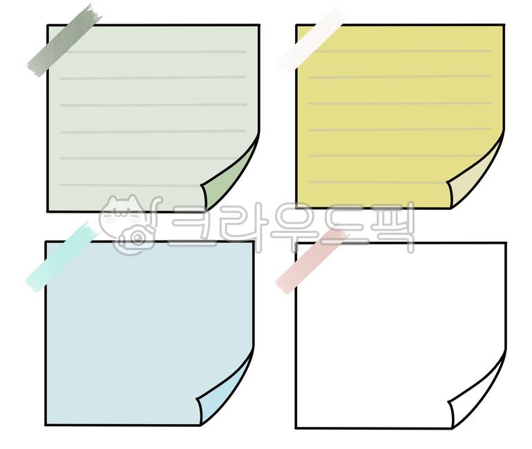 편지, 편지지, 메모, 쪽지, 안내, 사진,이미지,일러스트,캘리그라피 - eunpencil작가