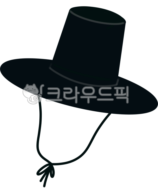 한국갓,갓일러스트,전통의상,전통갓,삿갓,검정갓,조선시대,선비,양반,양반갓,선비갓,한국