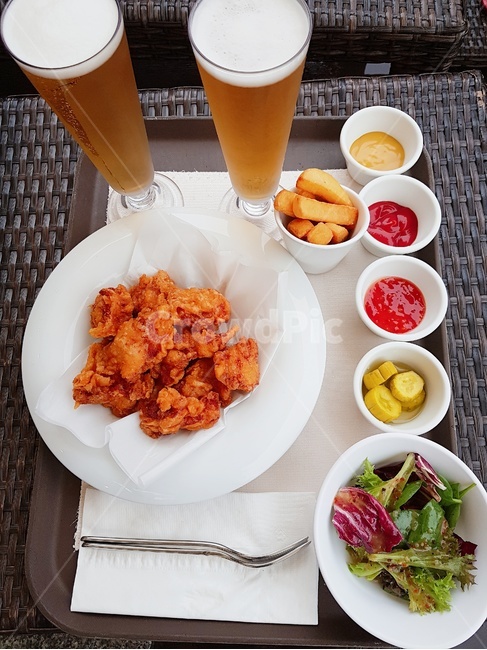 치킨,힐링,맥주,음식,시원한