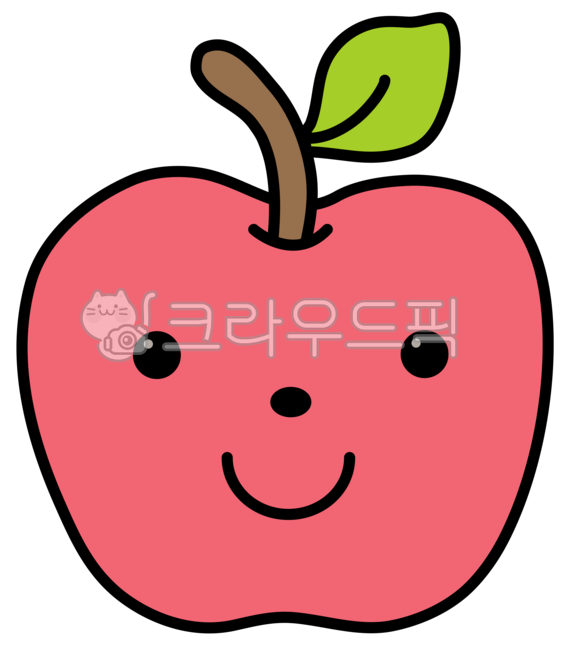 사과,사과캐릭터,귀,과일,과일캐릭터,캐릭터디자인,일러스트
