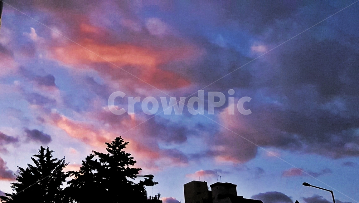 하늘,노을,몽환적,자연,오후,sky,clouds,구름