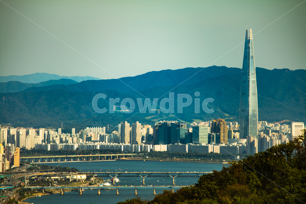 롯데타워,서울경치,한강,도시,city,건물,building,town,시티
