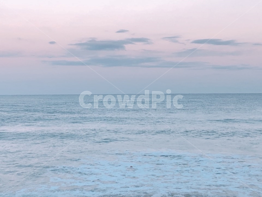 바다,감성,파스텔,수평선,블루,핑크,sea,horizon,자연,풍경,nature,landscape,ocean,대양,water,물,outdoors,옥외