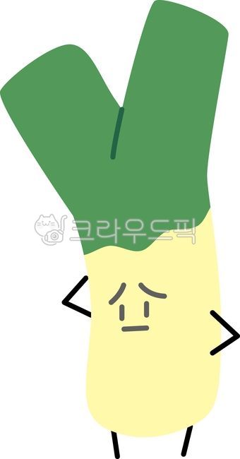 대파, 파, 채소, 야채, 식재료, 사진,이미지,일러스트,캘리그라피 - Lasha작가