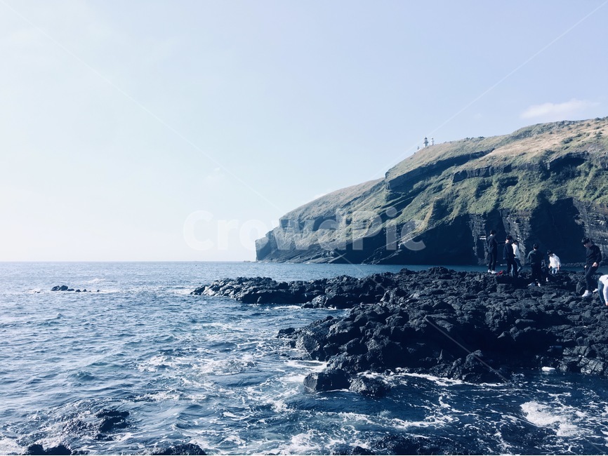 ocean,clear sky,sight,Jeju Island sea