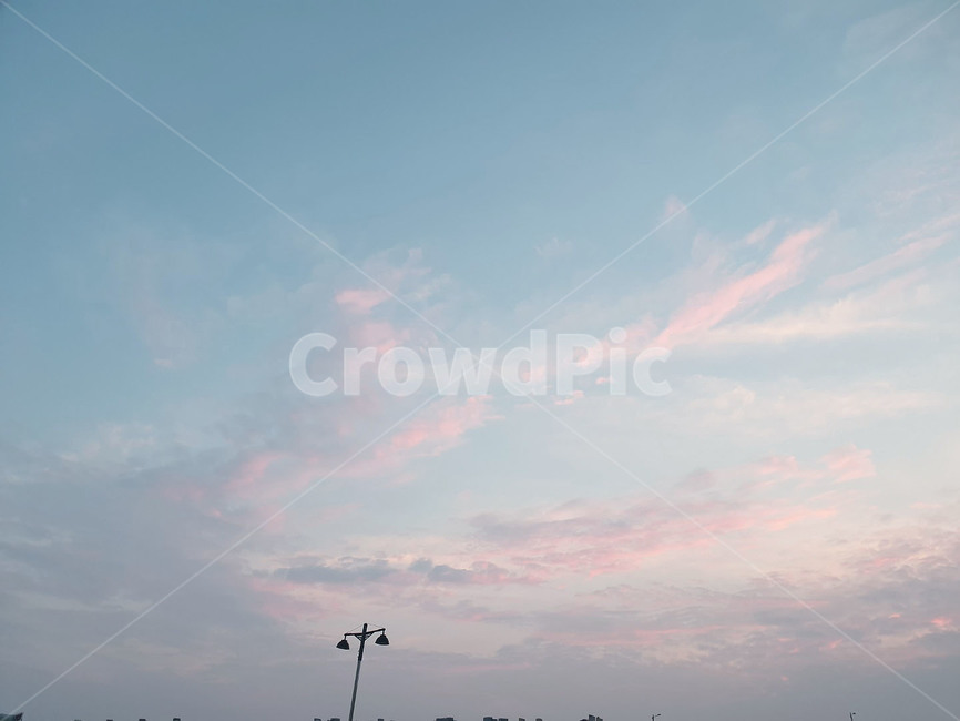 하늘,노을,구름,가로등,감성,하늘색,sky,sunset,cloud,streetlamp,skyblue,풍경